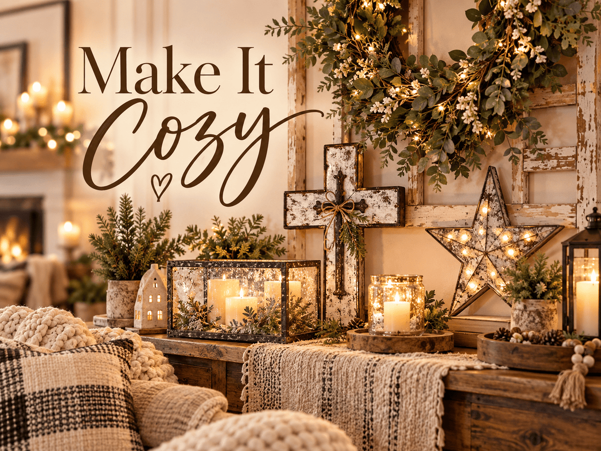 Make It Cozy | Rustic Home Decor, Candles & Wall Decor - Copper State Home + Iron