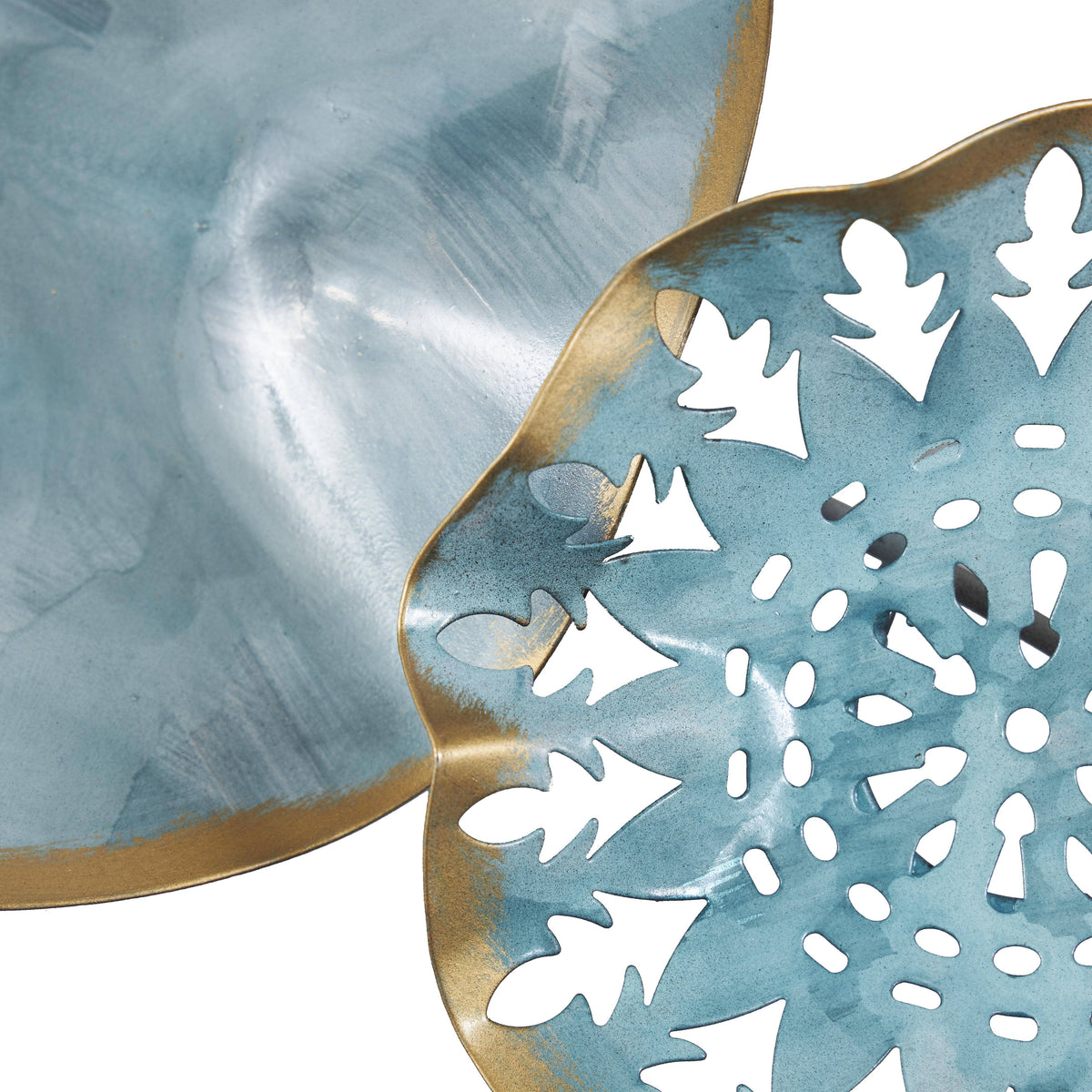 Contemporary Multi Colored Metal Wall Decor