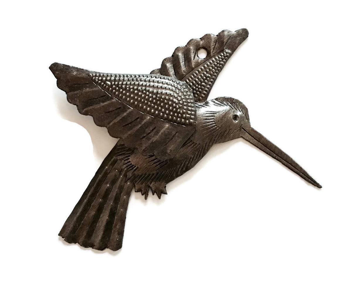 Haitian Metal Hummingbirds – Set of 2, 6 Inch