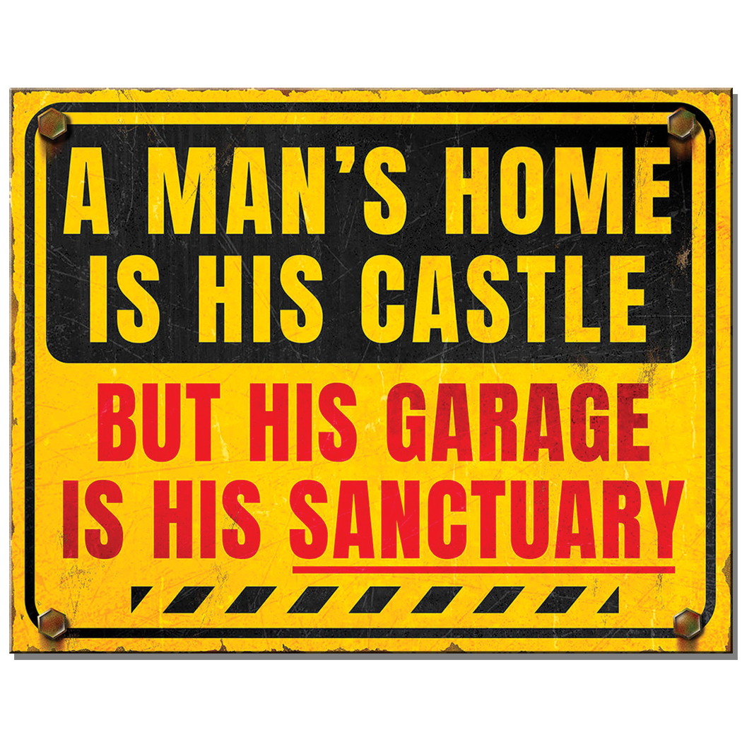 Sanctuary Tin Sign