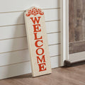 Welcome Harvest Wood Wall Sign 18" Farmhouse Decor