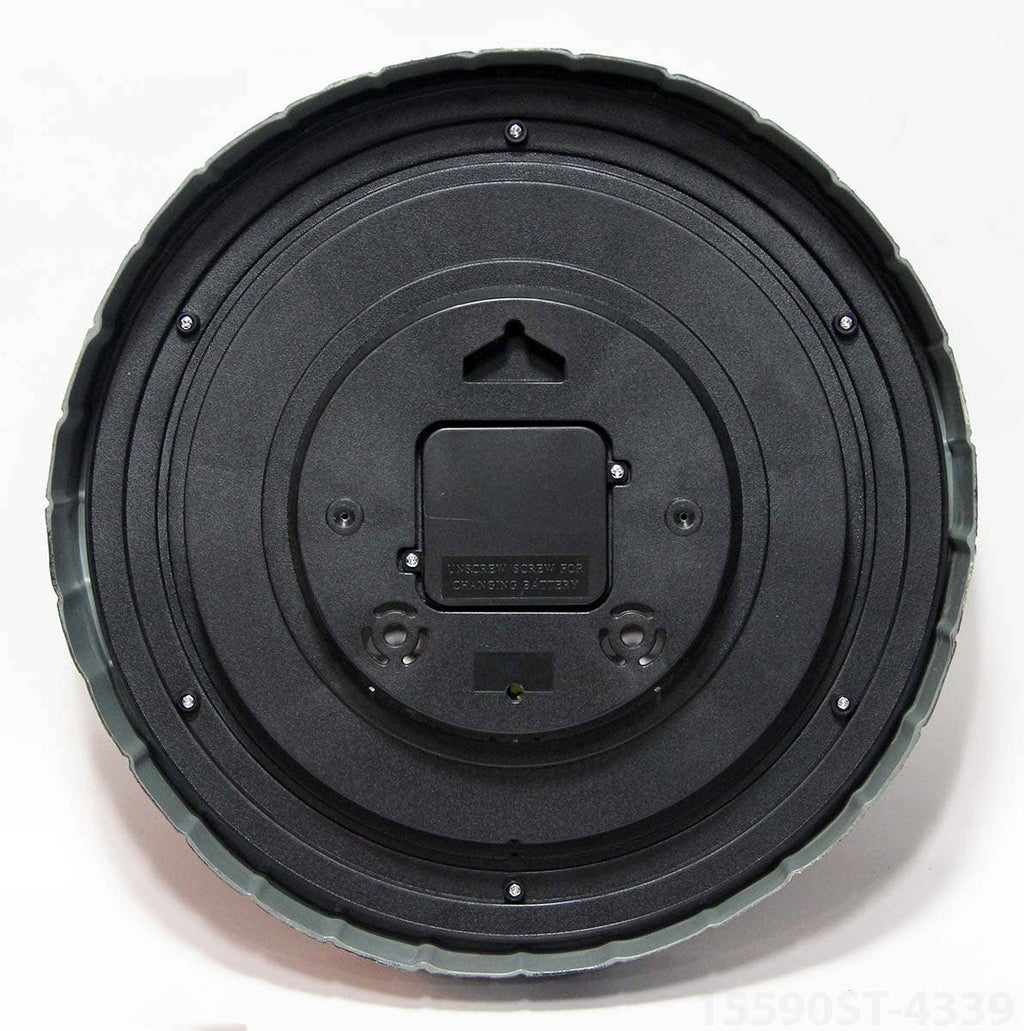 Outdoor Round Multi-Color Wall Clock 13 Inch