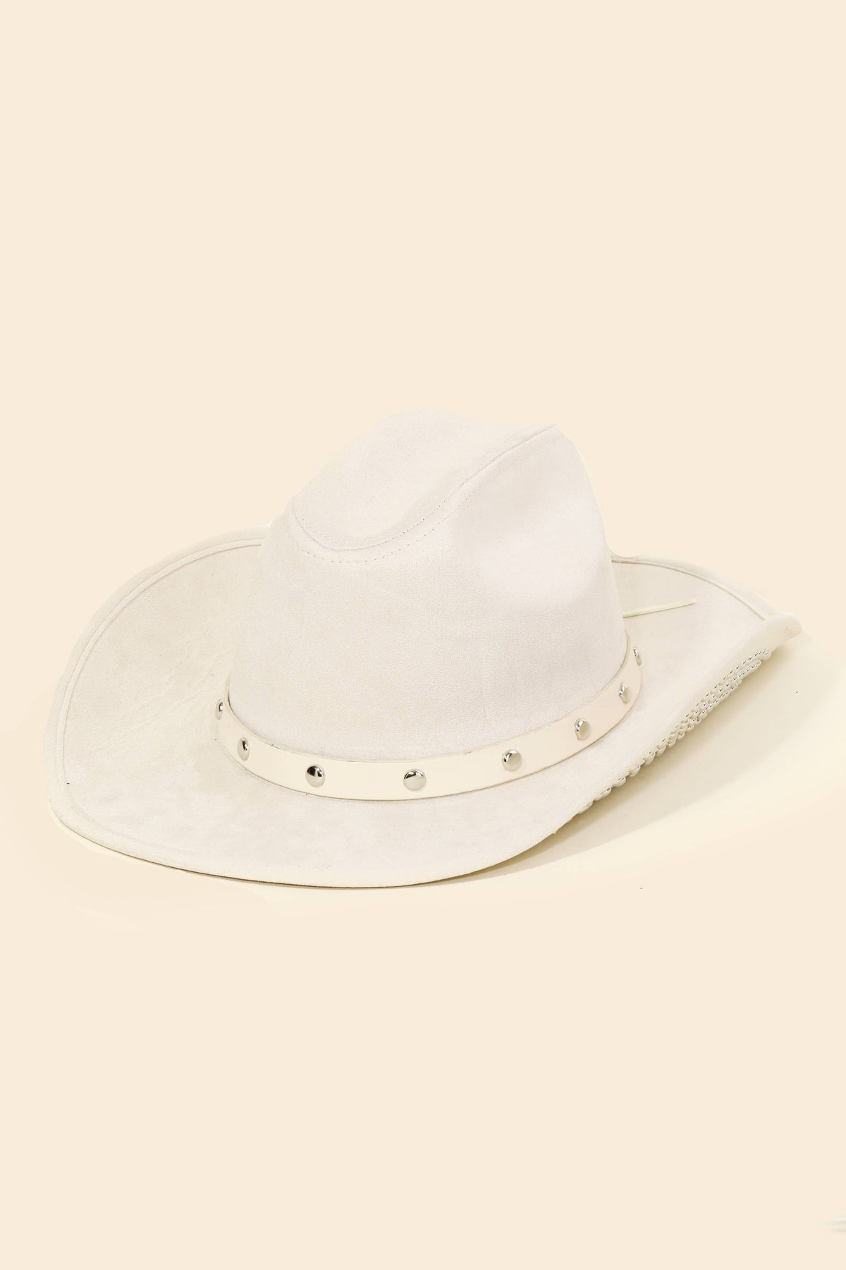 Studded Brim Cowboy Hat