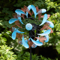 Waves Wind Spinner - Blue & Bronze