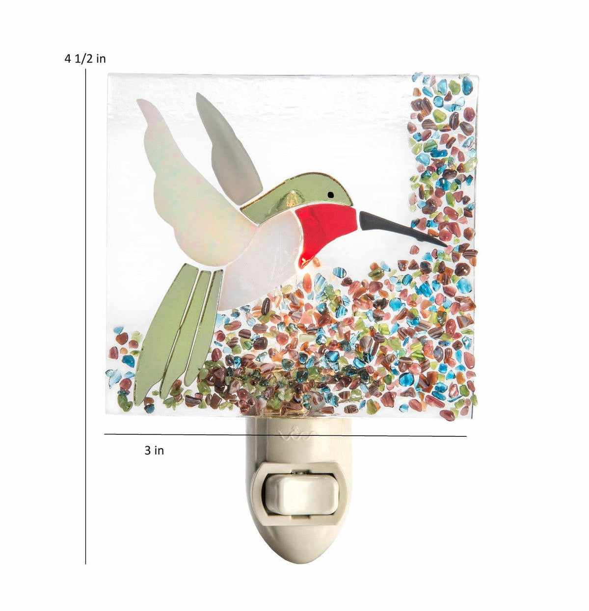 Stained Glass Art Night Light