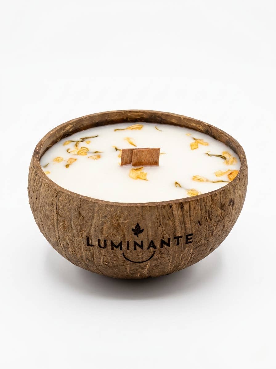 Coconut Candle - Grows into a plant - Jasmine