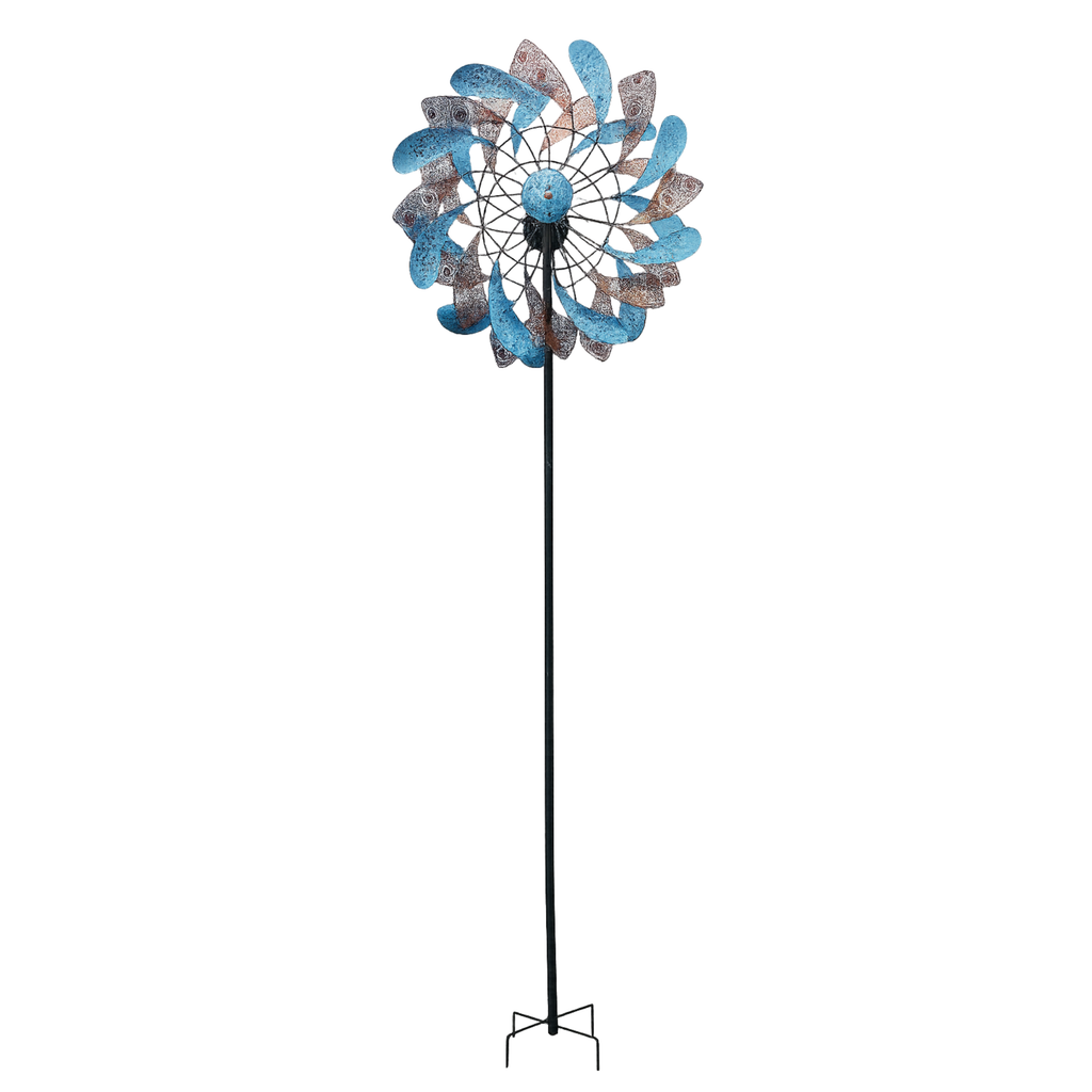 Waves Wind Spinner - Blue & Bronze