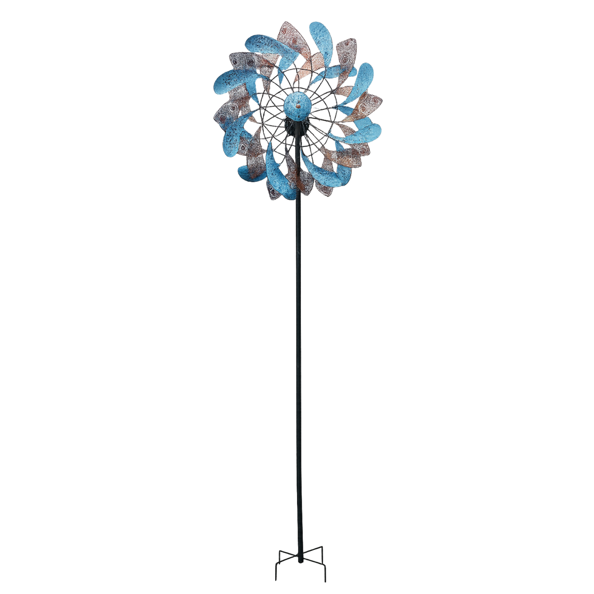 Waves Wind Spinner - Blue & Bronze