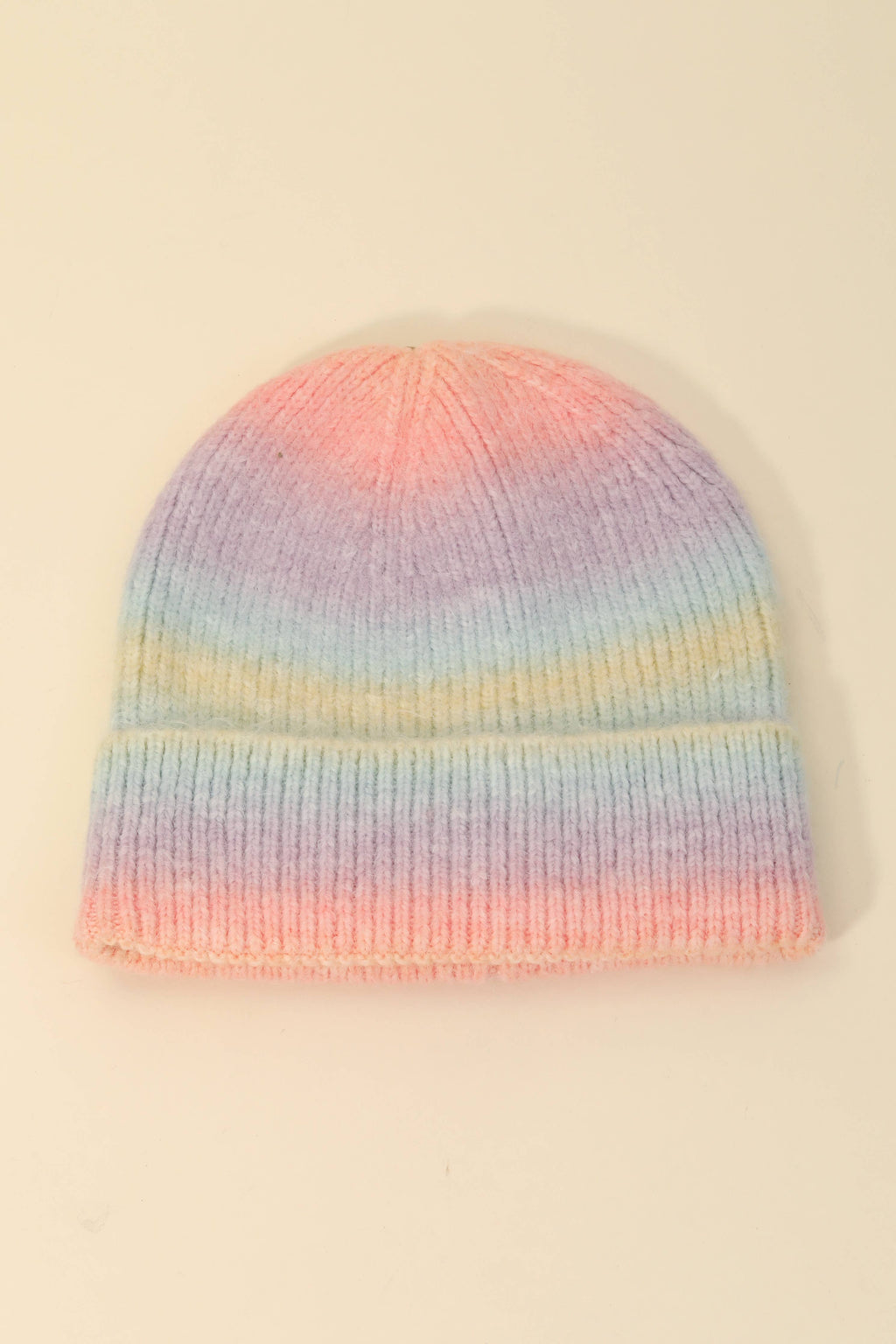 Stripe Shaded Knit Beanie