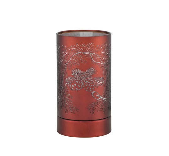7" Touch lamp/Oil burner/Wax warmer-Copper Pinecones - Copper State Home + Iron