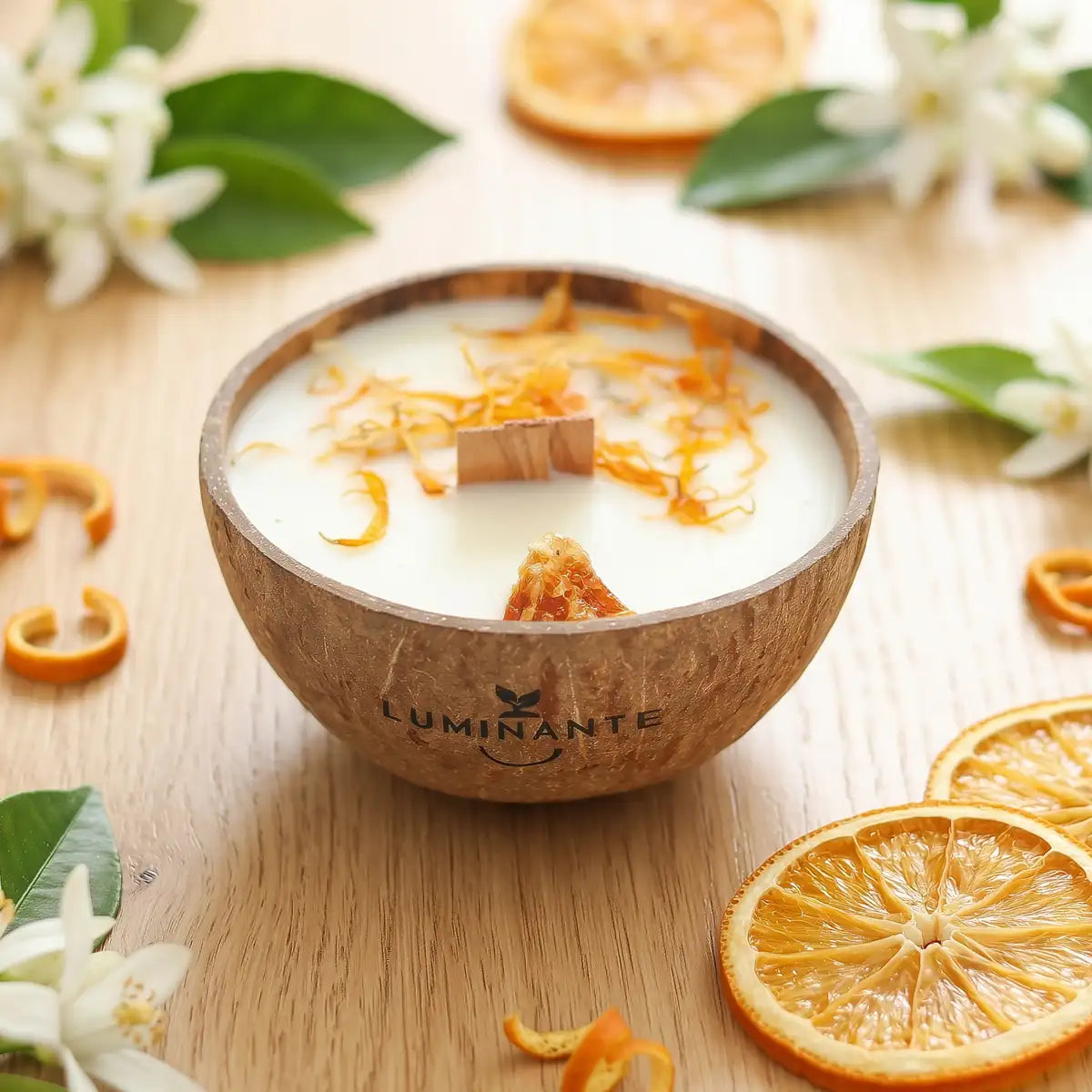 Coconut Candle - Grows into a plant - Orange Blossom
