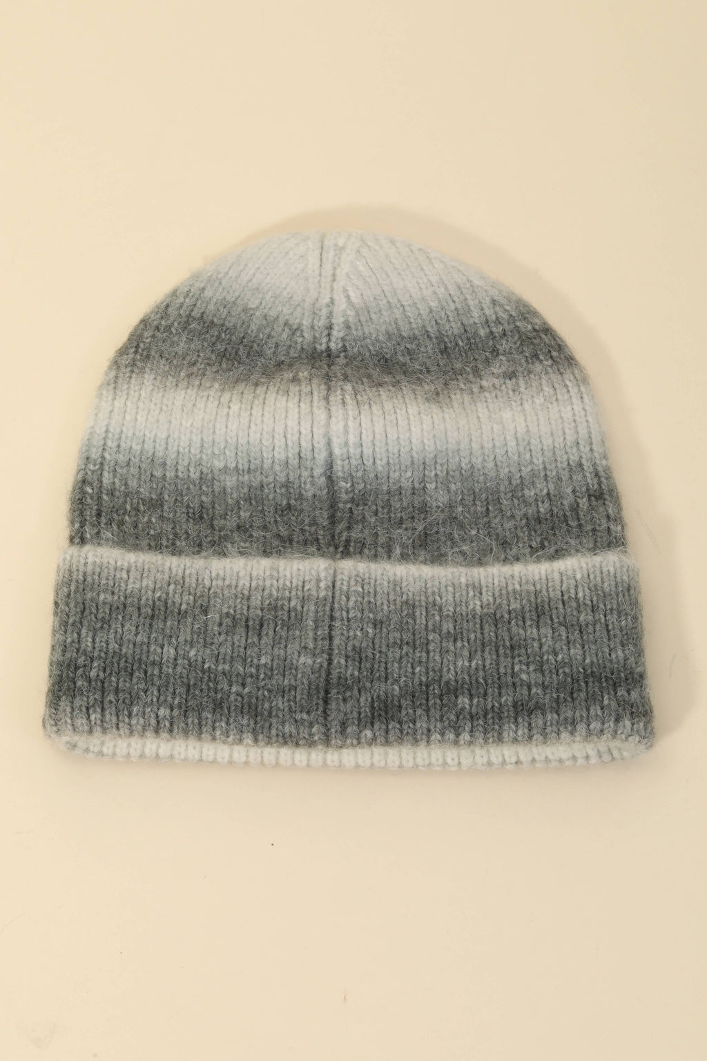 Stripe Shaded Knit Beanie