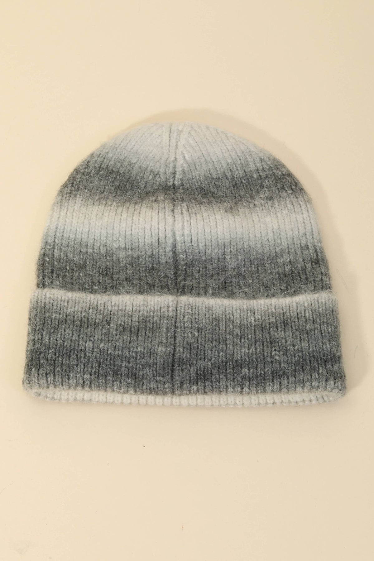 Stripe Shaded Knit Beanie