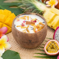 Coconut Candle - Grows into a plant - Mango Papaya