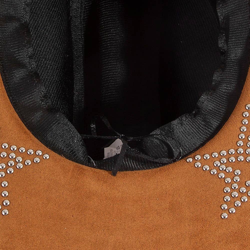 Embroidered Star Studded Cowboy Hat