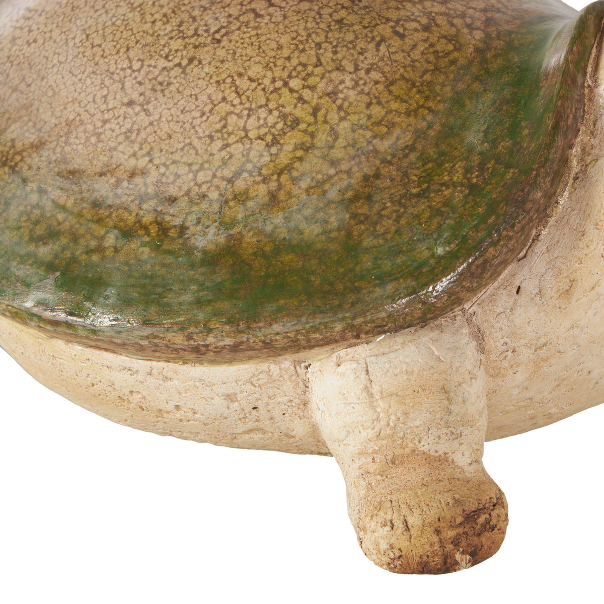 Farmhouse Cream Oval Magnesium Oxide Garden Sculpture: Cream / Cream