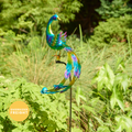 Peacock Balance Rocker Garden Stake – 5 ft tall!