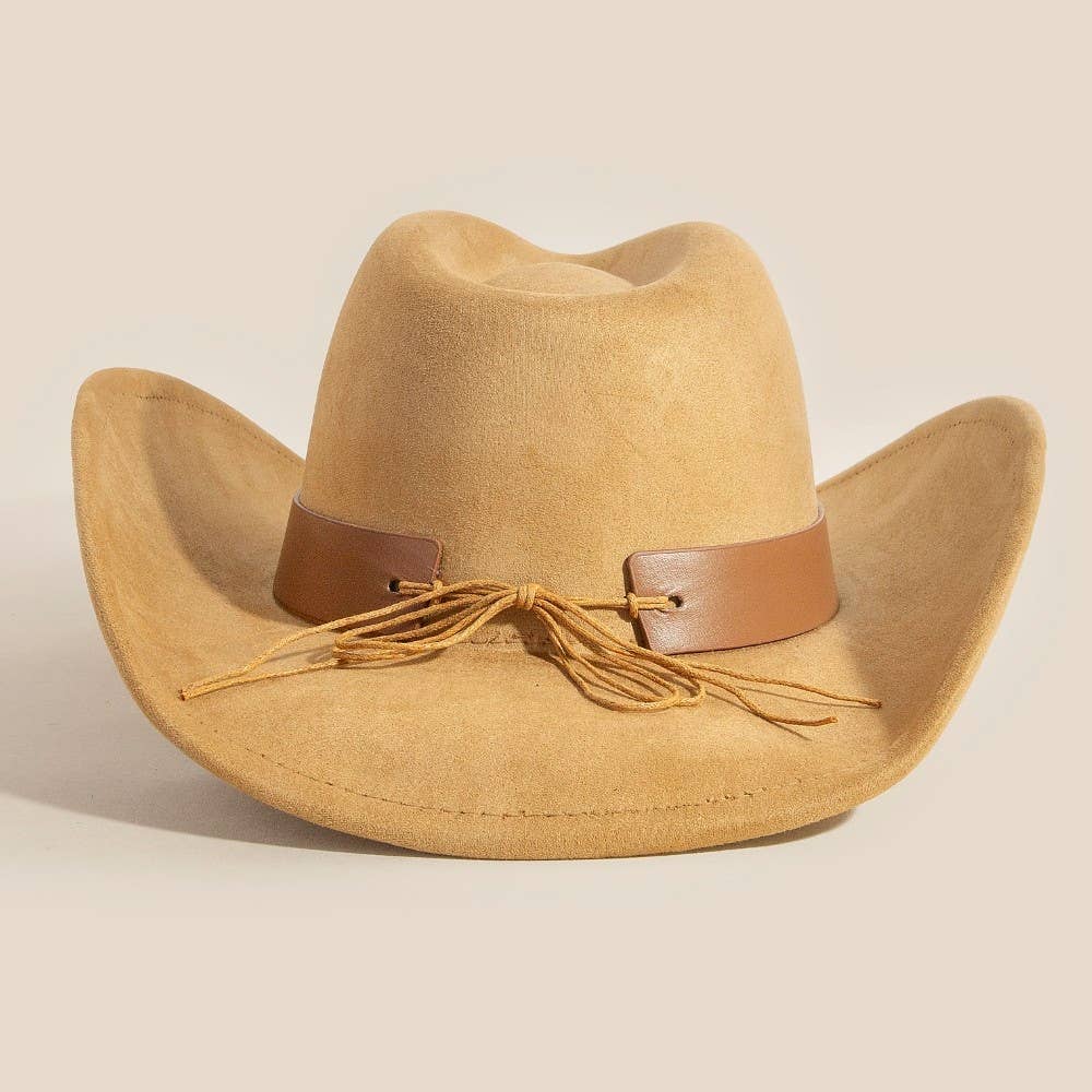 Western Concho Strap Belt Cowboy Hat