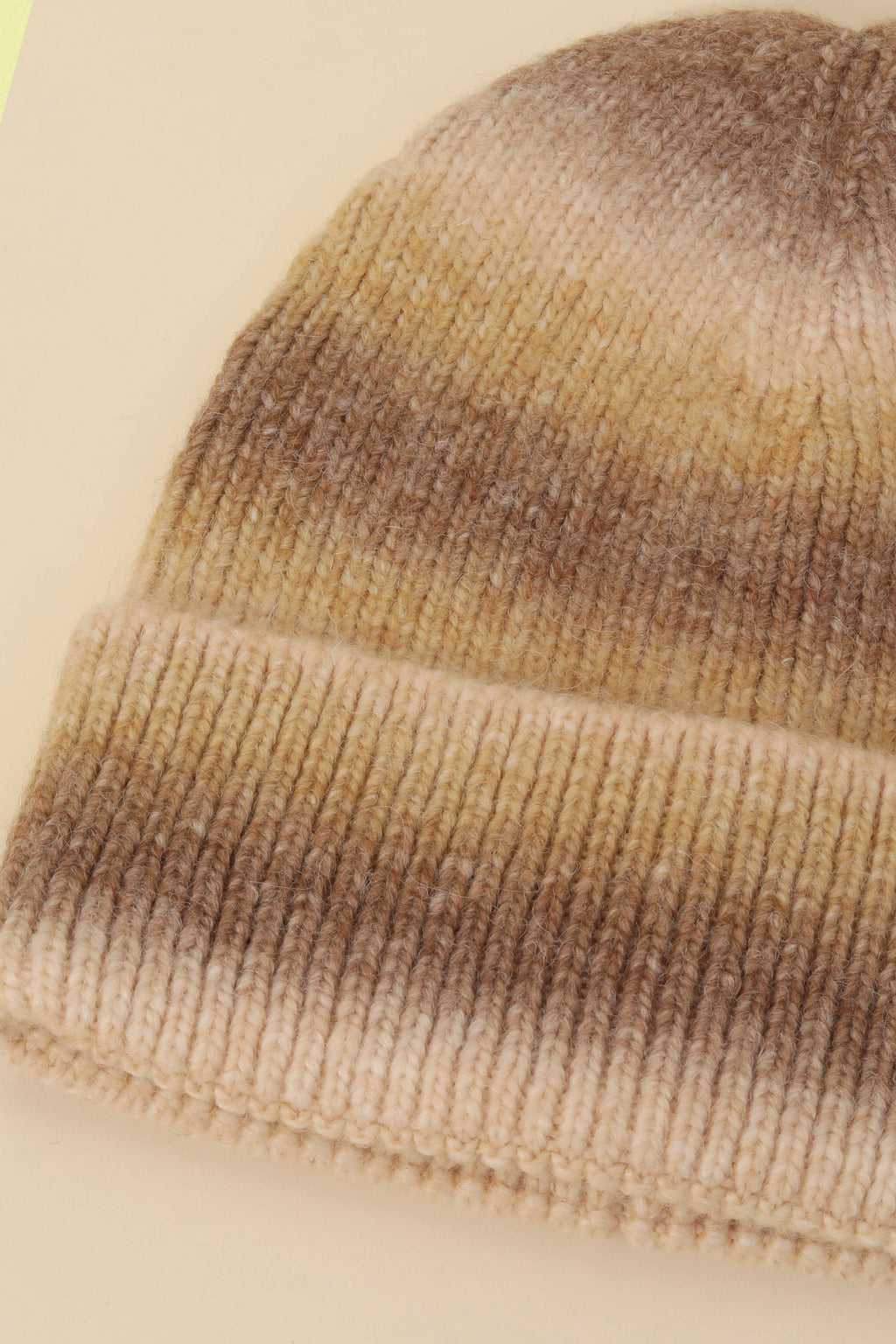 Stripe Shaded Knit Beanie