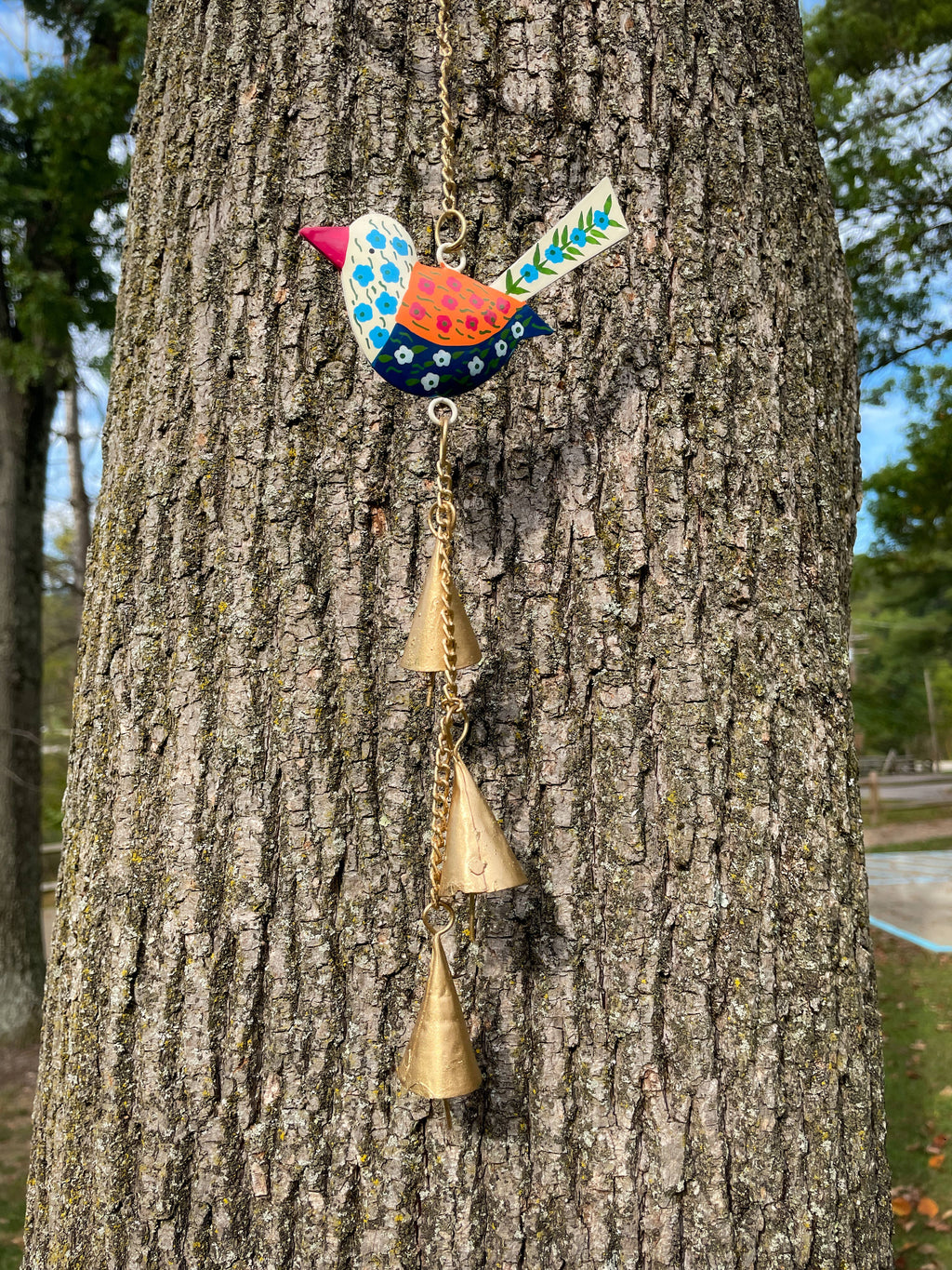 Blossom Birds Wind Chimes (Set of 3) - Copper State Home + Iron
