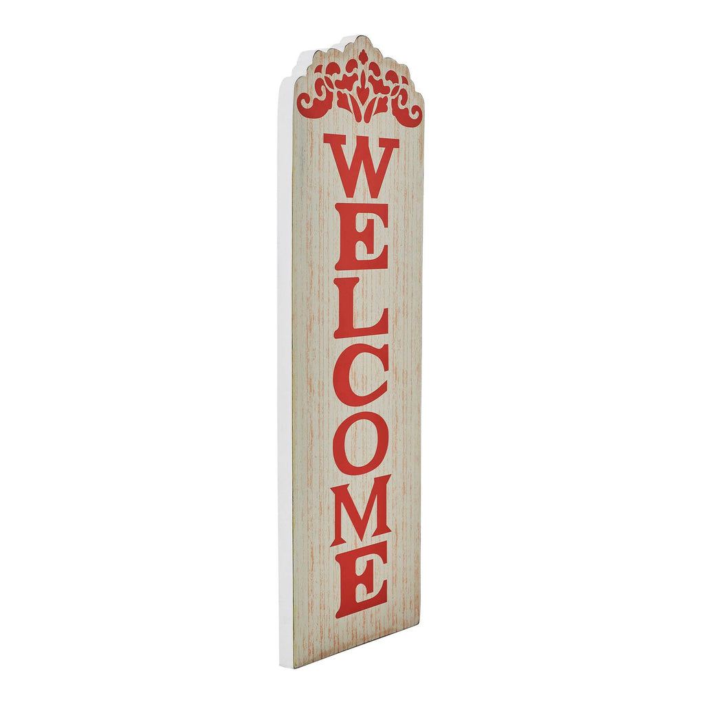 Welcome Harvest Wood Wall Sign 18" Farmhouse Decor