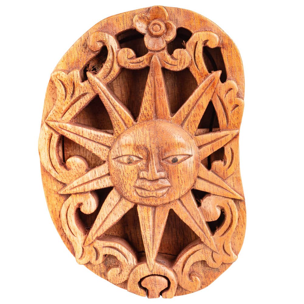 SUN WOODEN PUZZLE BOX
