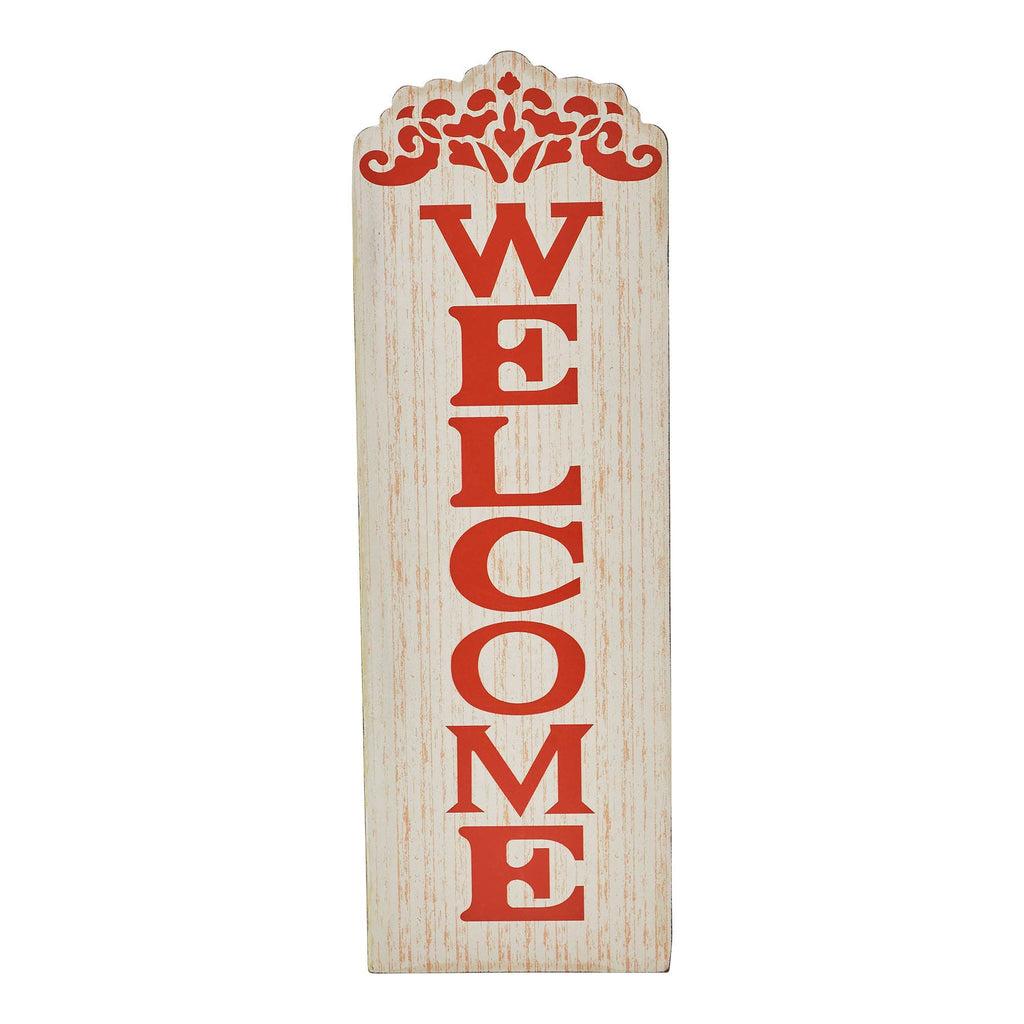 Welcome Harvest Wood Wall Sign 18" Farmhouse Decor