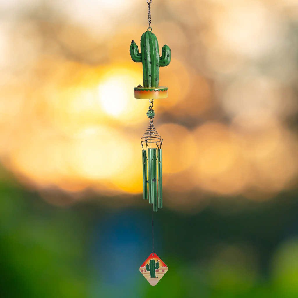3D Cactus Wind Chime – 24”