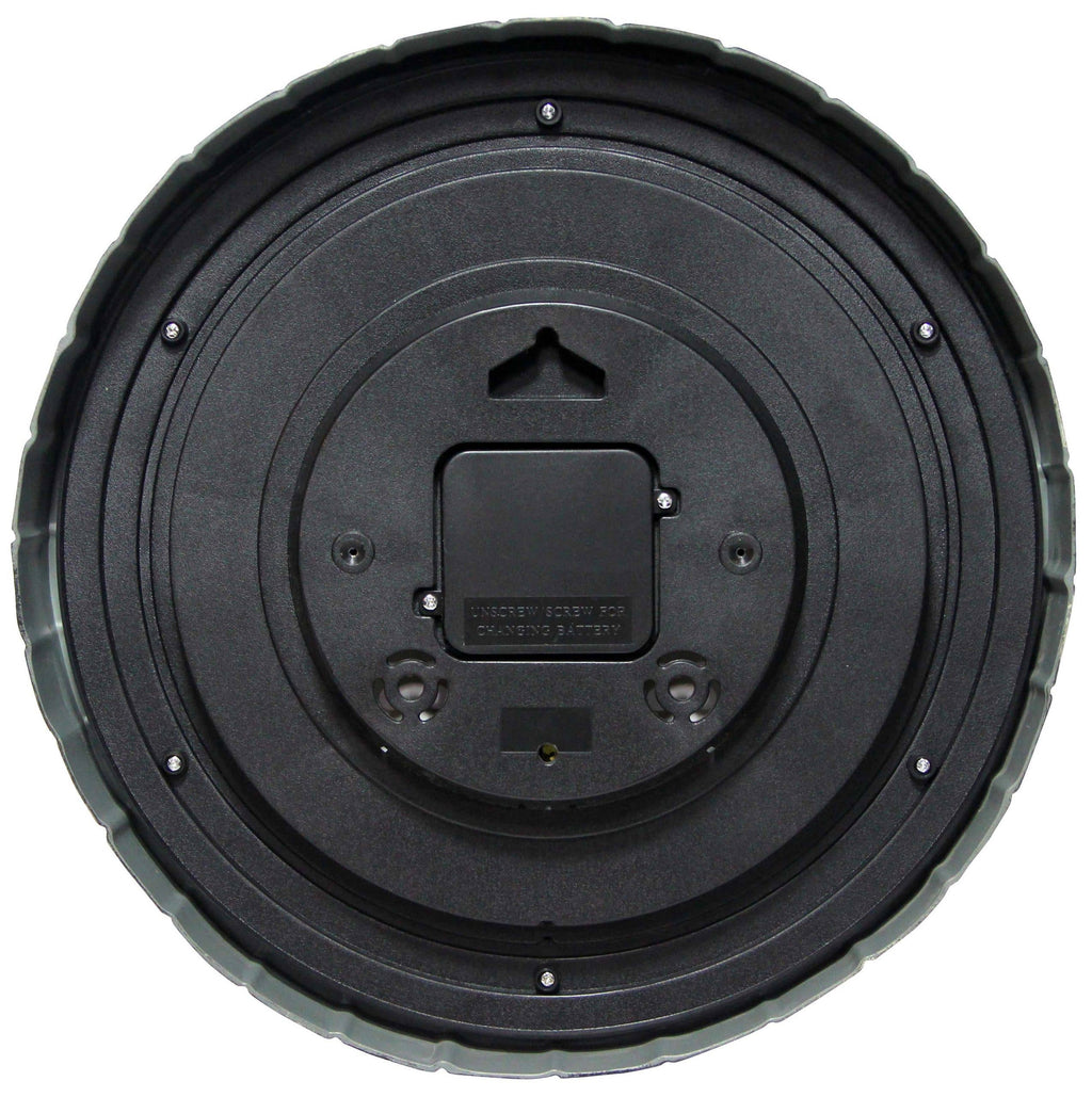 Outdoor Round Multi-Color Wall Clock 13 Inch