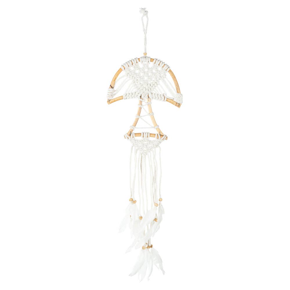 MACRAME MUSHROOM DREAMCATCHER