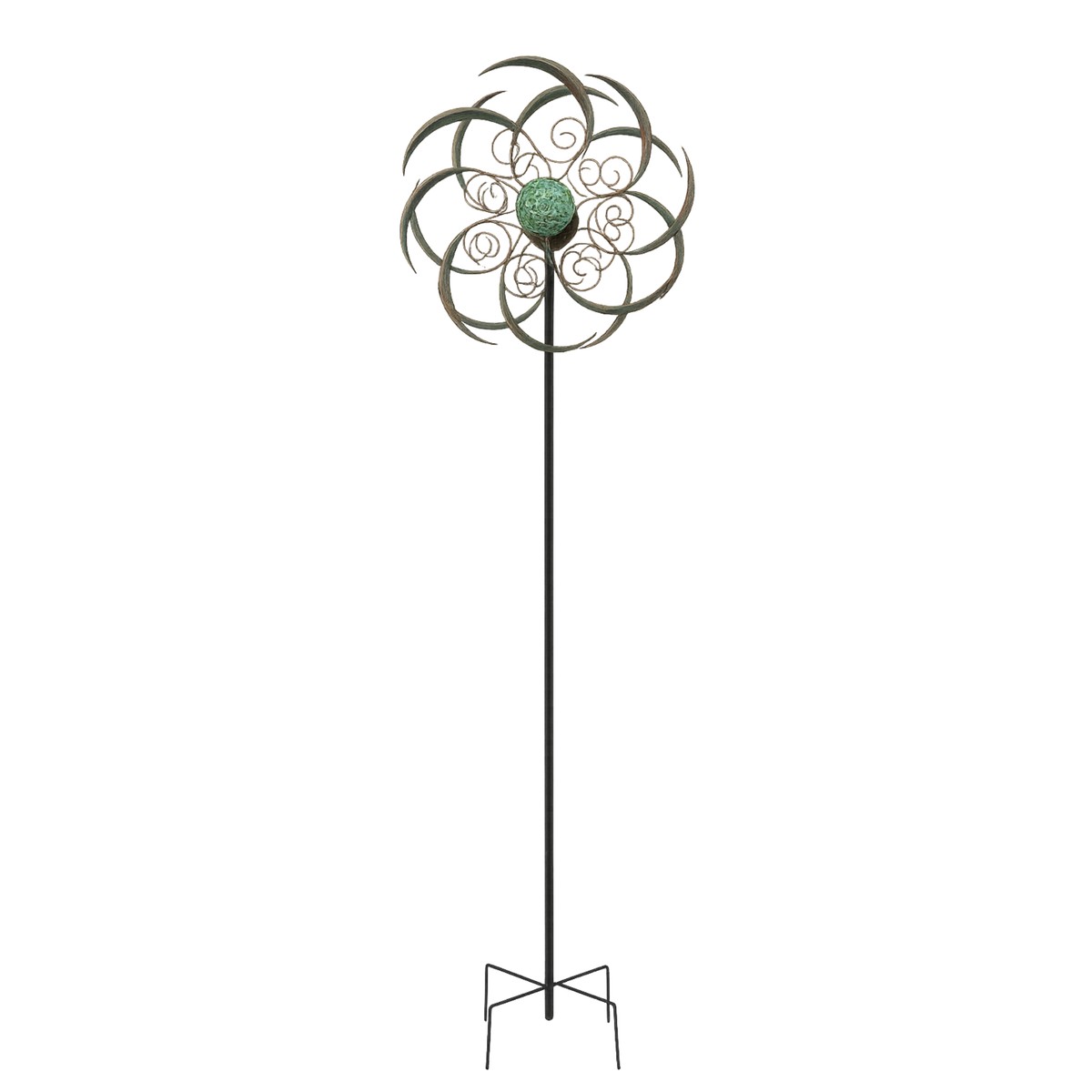 Floral Wind Spinner - Verdi Gris