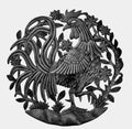 23" Metal Art Rooster, Recycled Fair Trade, Handmade