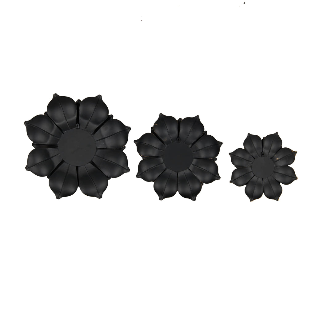 Traditional Black Metal Wall Decor Set - 897628