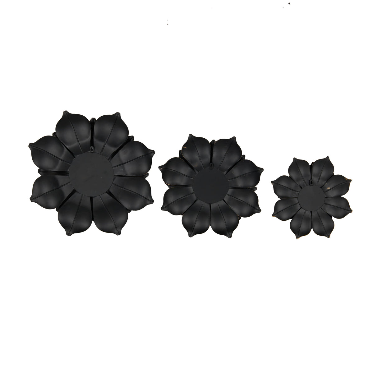 Traditional Black Metal Wall Decor Set - 897628
