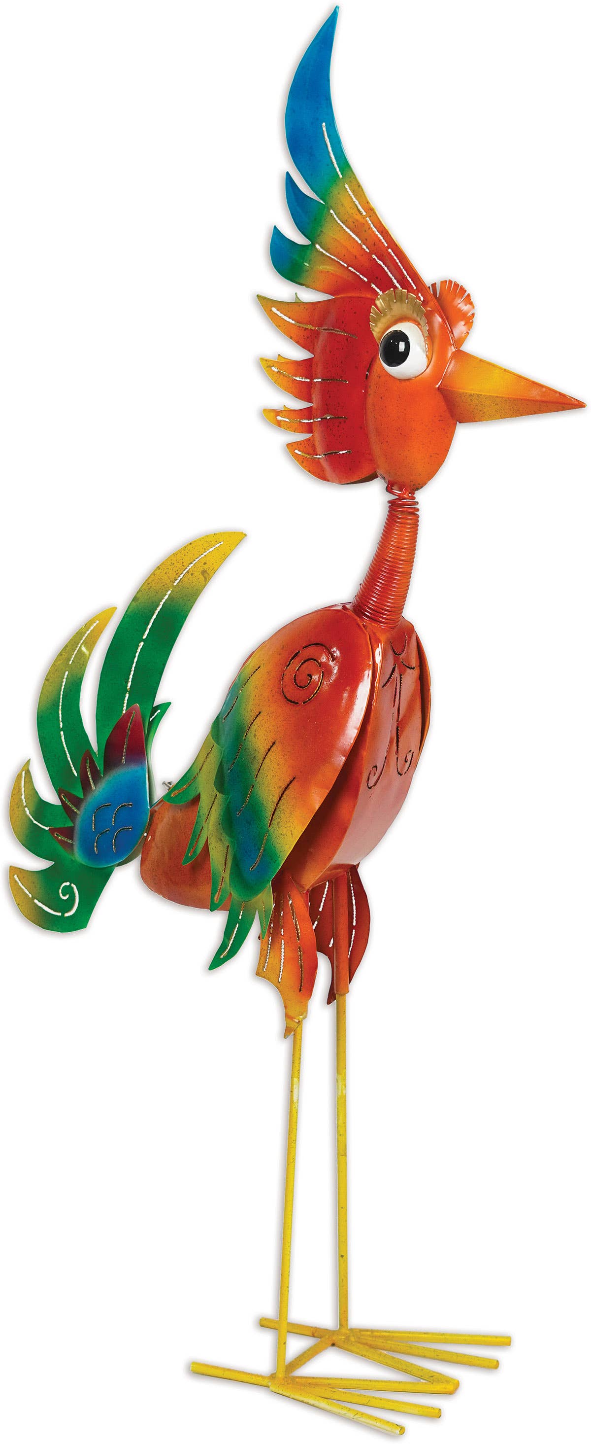 Skittles Vibrant Metal Bird Decor - 95952