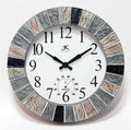 Outdoor Round Multi-Color Wall Clock 13 Inch