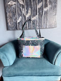 Nautical themed tote with pocket