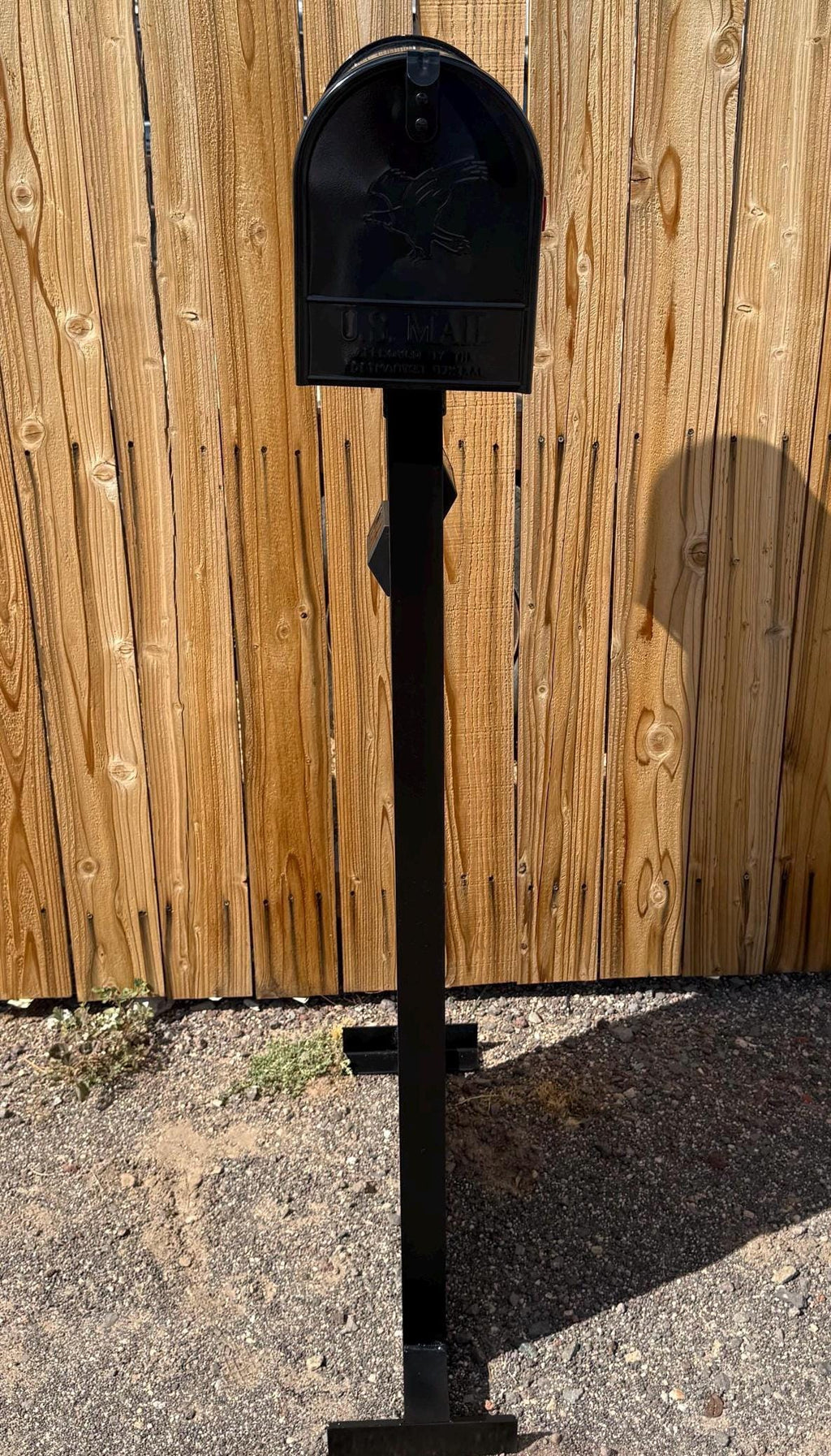 Custom Modern Mailbox Post | Steel & Composite Curb Appeal Stand (Personalized)