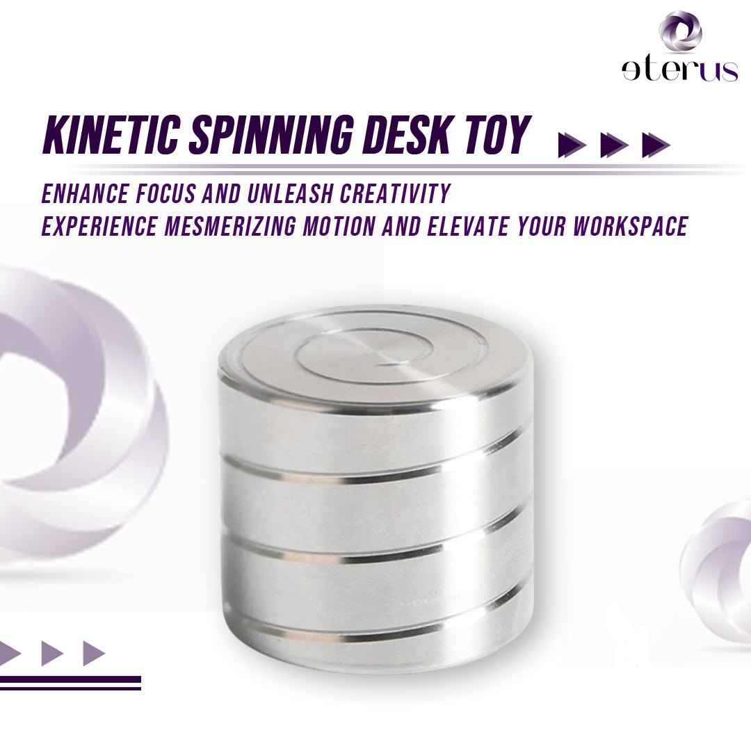 Kinetic Spinning Desk Toy - Copper State Home + Iron