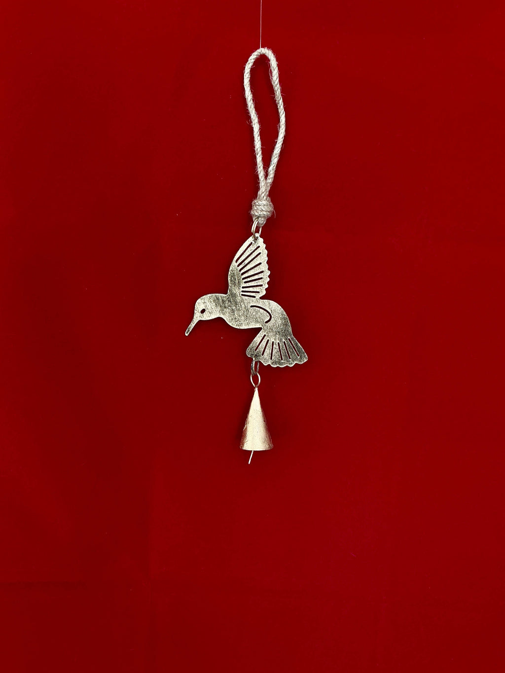 Mini Hummingbird Wind Chime - Copper State Home + Iron