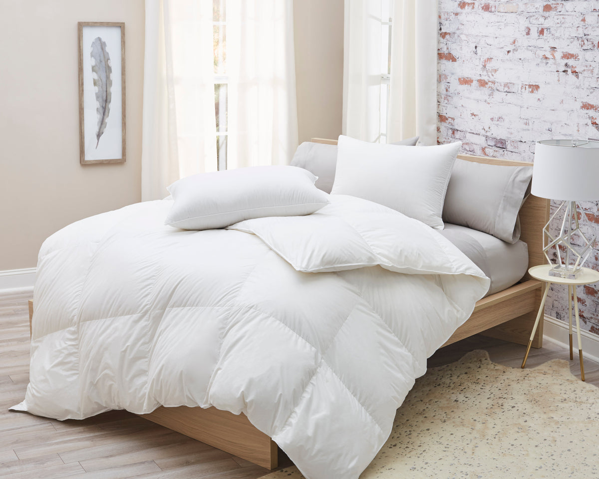 Premium Batiste White Goose Down Comforter - Copper State Home + Iron