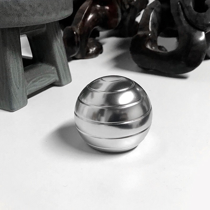 Rotating Desktop Spinning Ball - Copper State Home + Iron