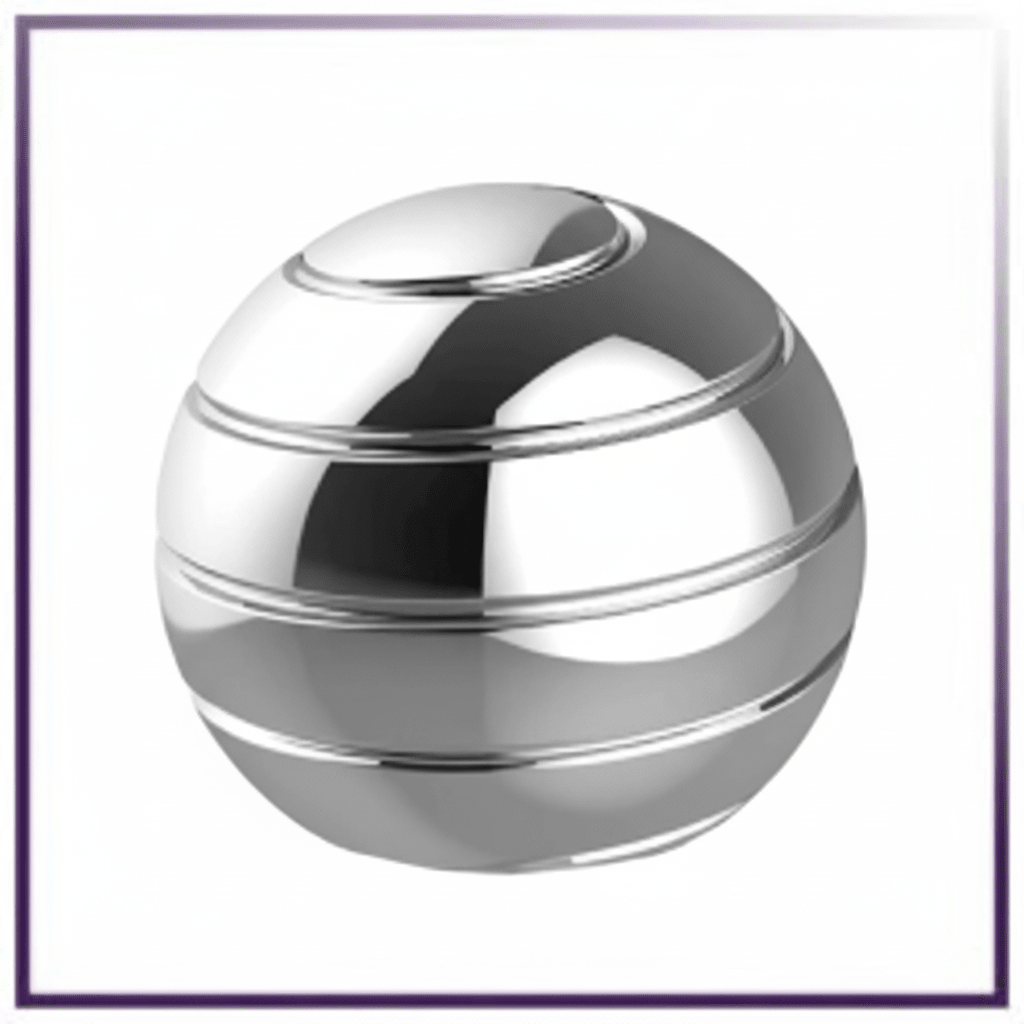 Rotating Desktop Spinning Ball - Copper State Home + Iron