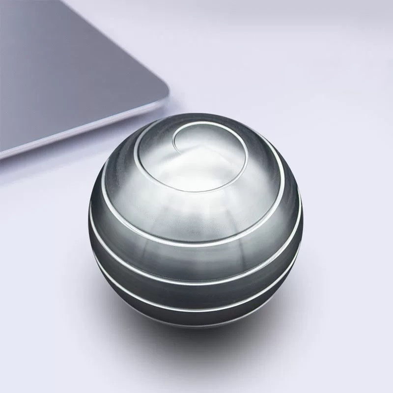 Rotating Desktop Spinning Ball - Copper State Home + Iron