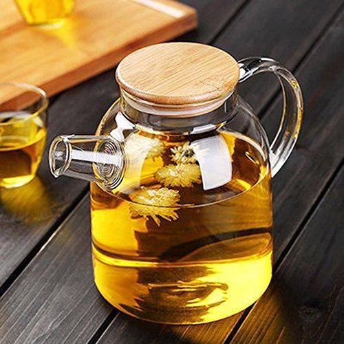 Thermo Glass Teapot 54 Fl Oz | High temperature and shock resistant - Copper State Home + Iron